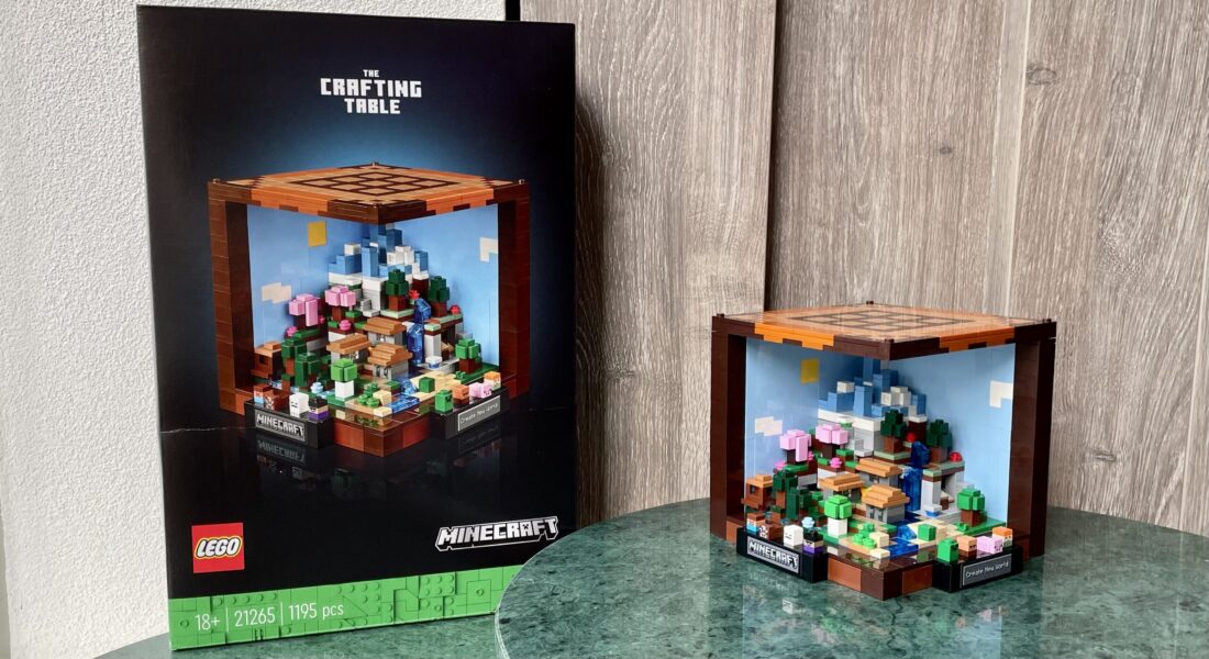 [Review] LEGO Minecraft 21265 The Crafting Table – een mooi eerbetoon aan 15 jaar Minecraft
