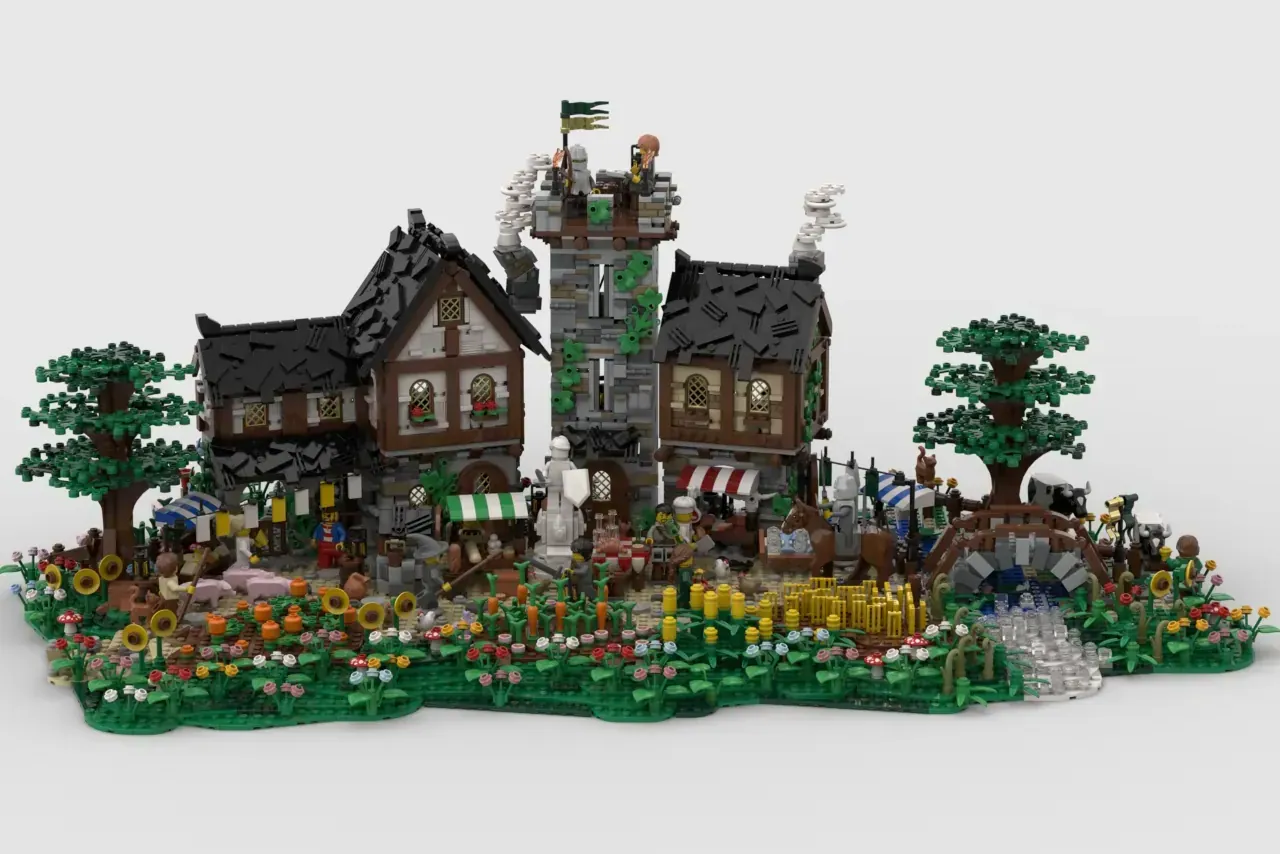 lego ideas market village