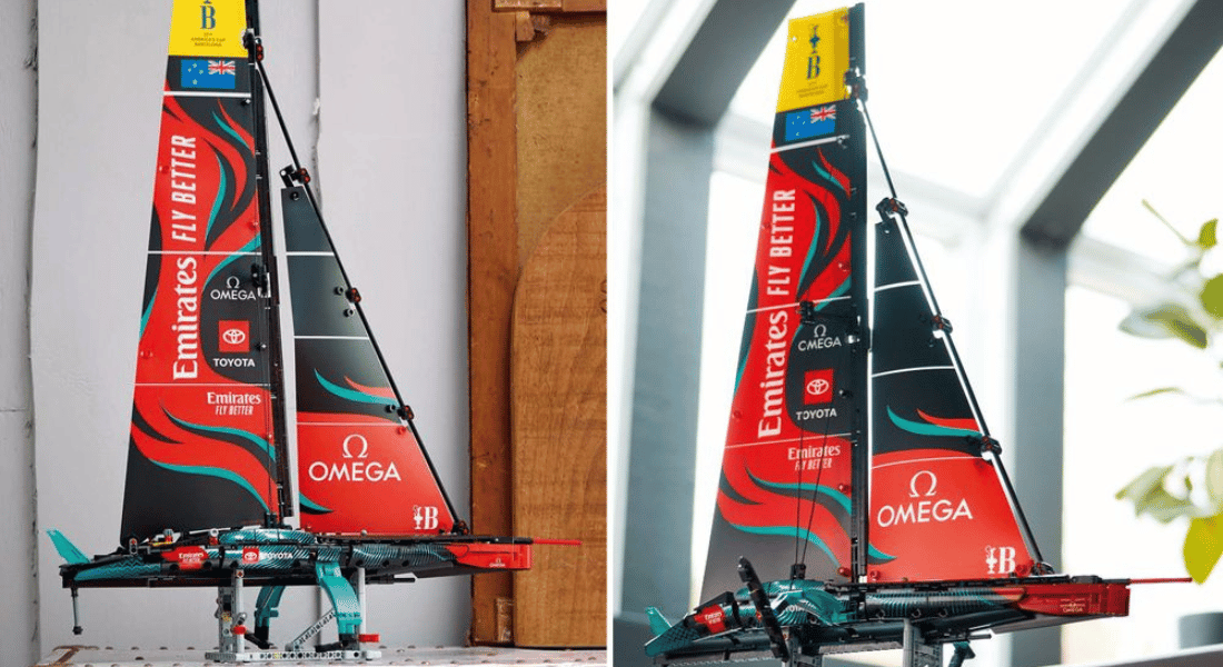LEGO Technic 42174 Emirates Team New Zealand AC75 onthuld
