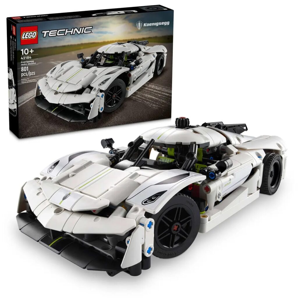 lego technic 42184 koenigsegg jesko absolut white supercar (1)