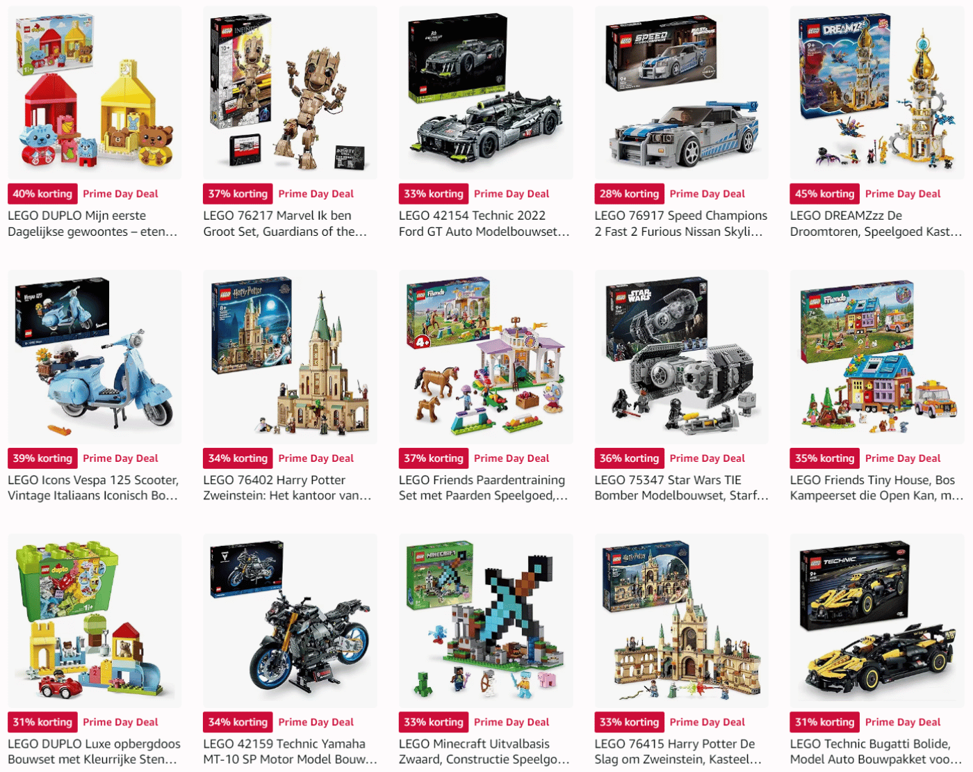 [prime days ] hoge korting op veel lego sets (3)