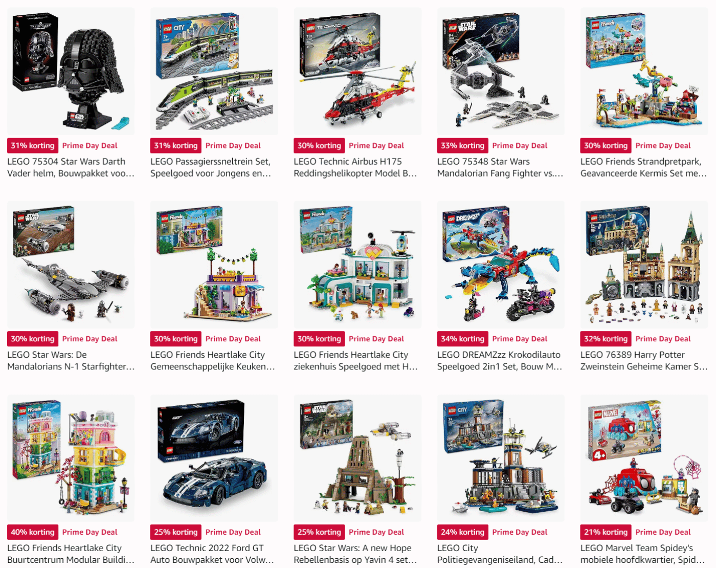 [prime days ] hoge korting op veel lego sets (4)