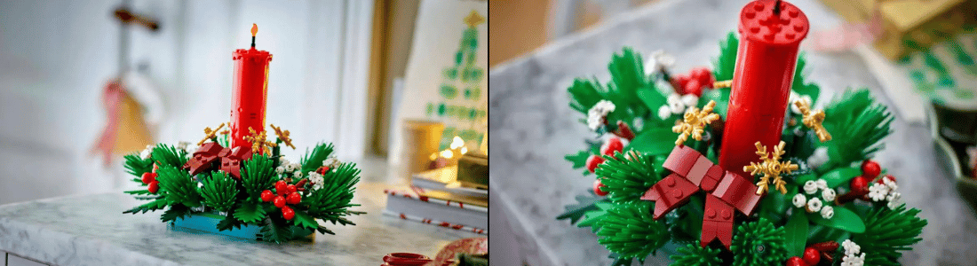 lego 40743 christmas table decoration