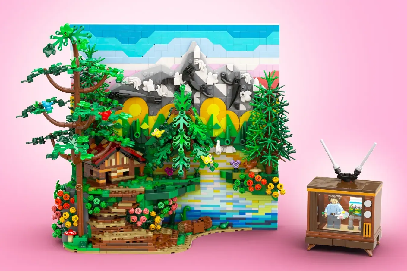 lego ideas bob ross the joy of painting