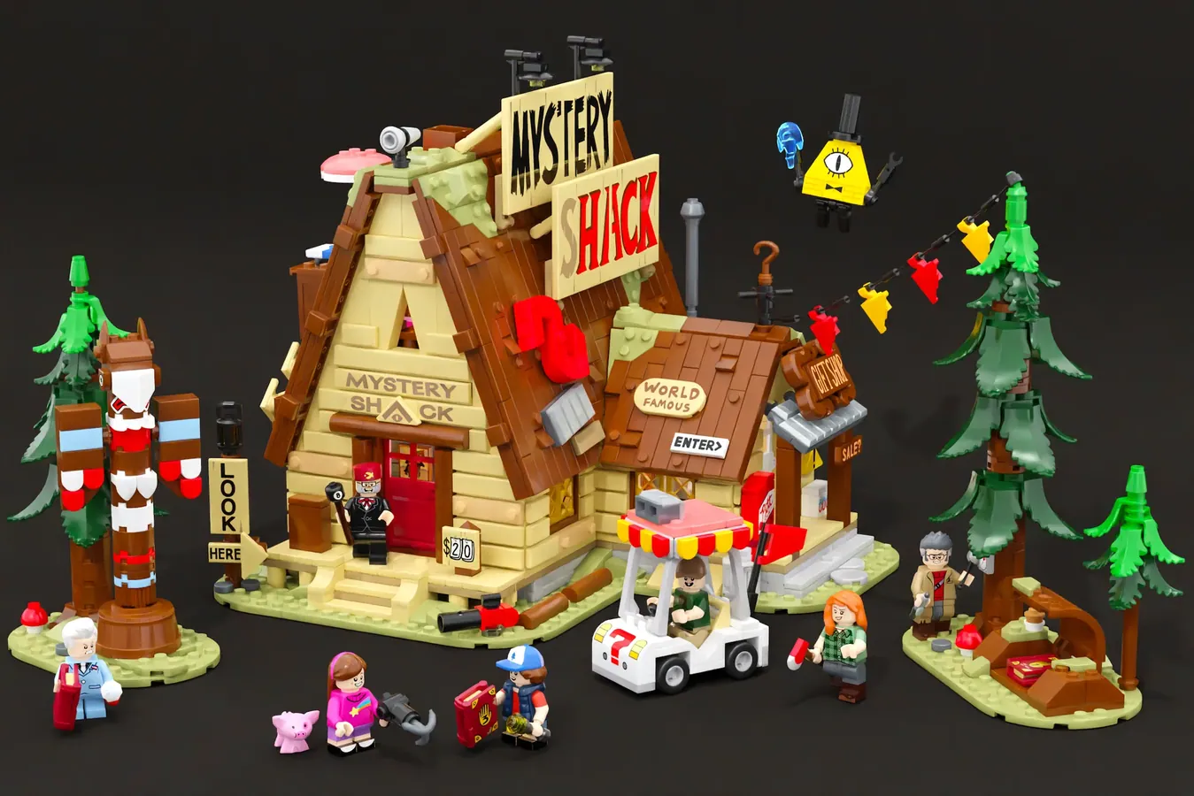 lego ideas gravity falls the mystery shack