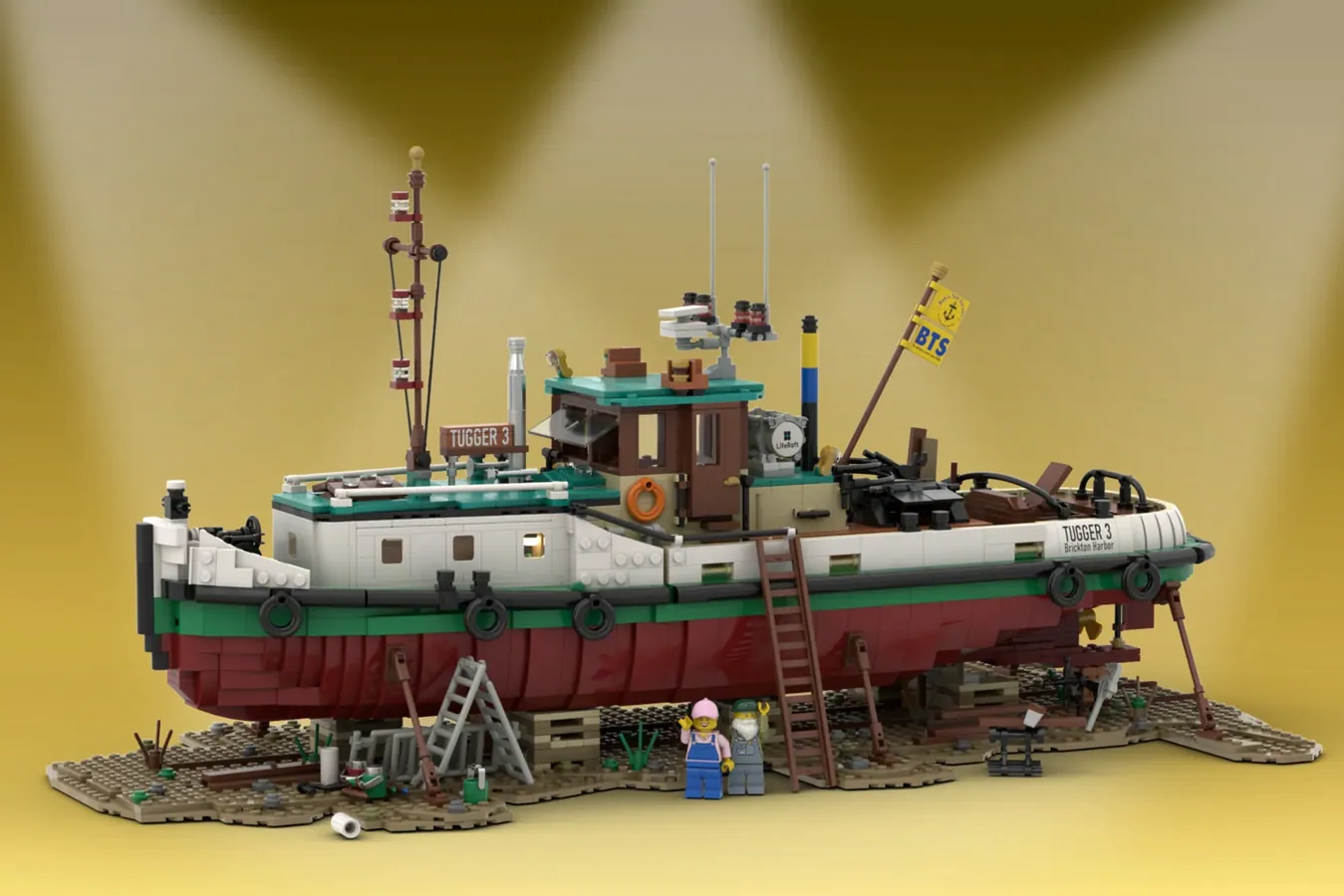 lego ideas old tugboat