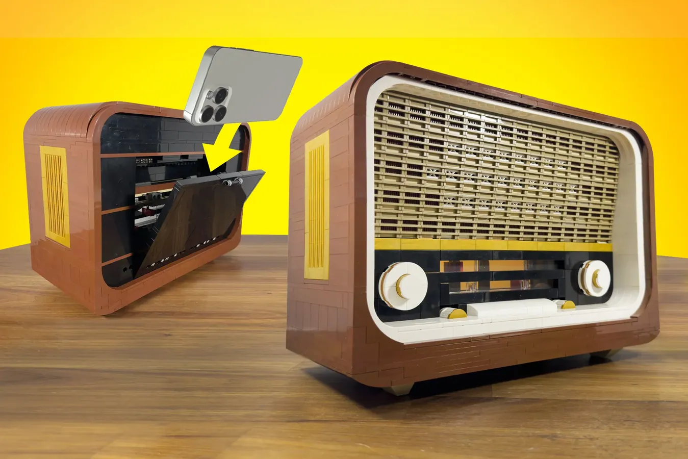 lego ideas vintage radio