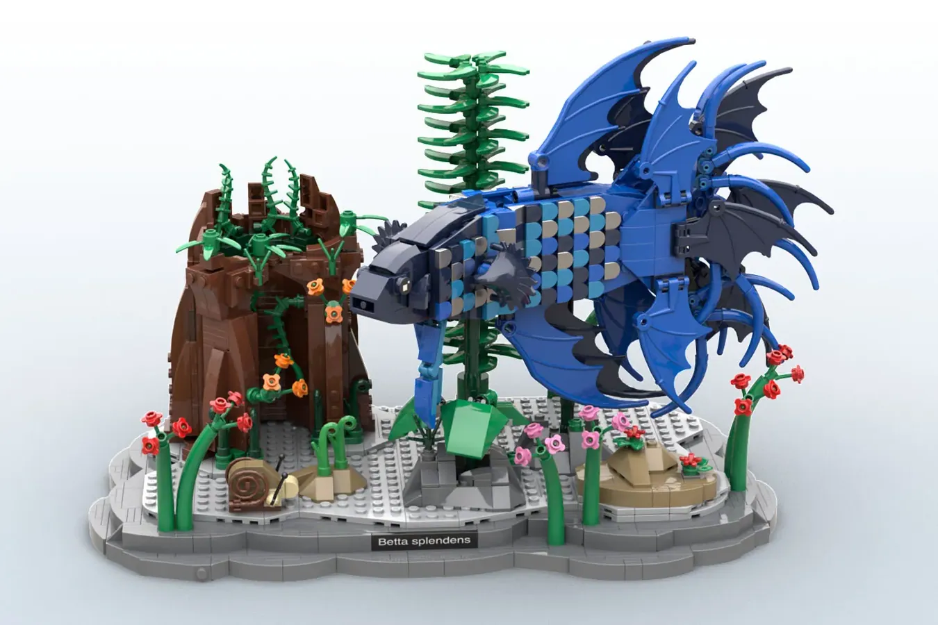 lego ideas betta splendens