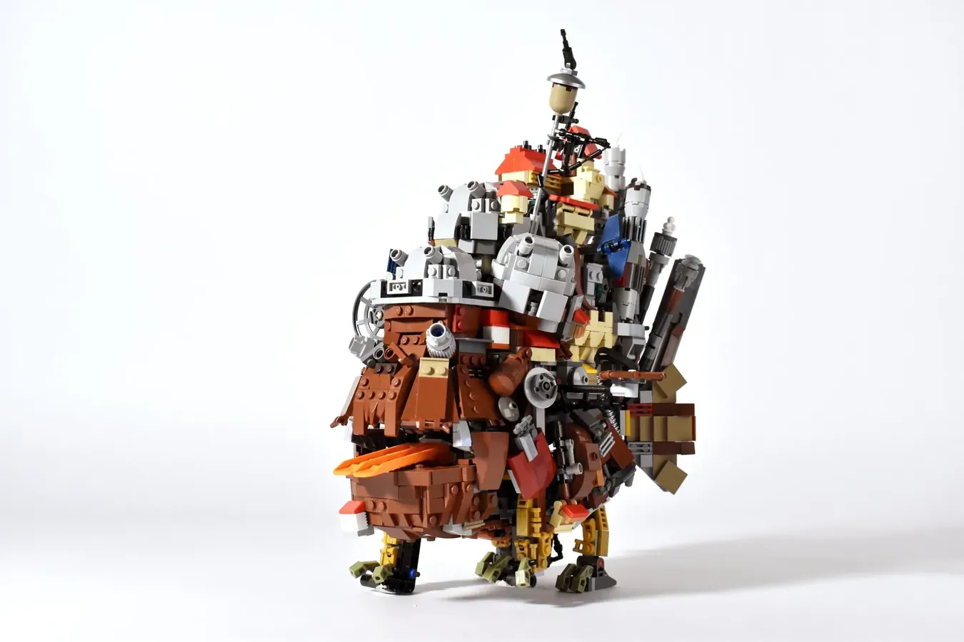 lego ideas motorized howl's moving castle