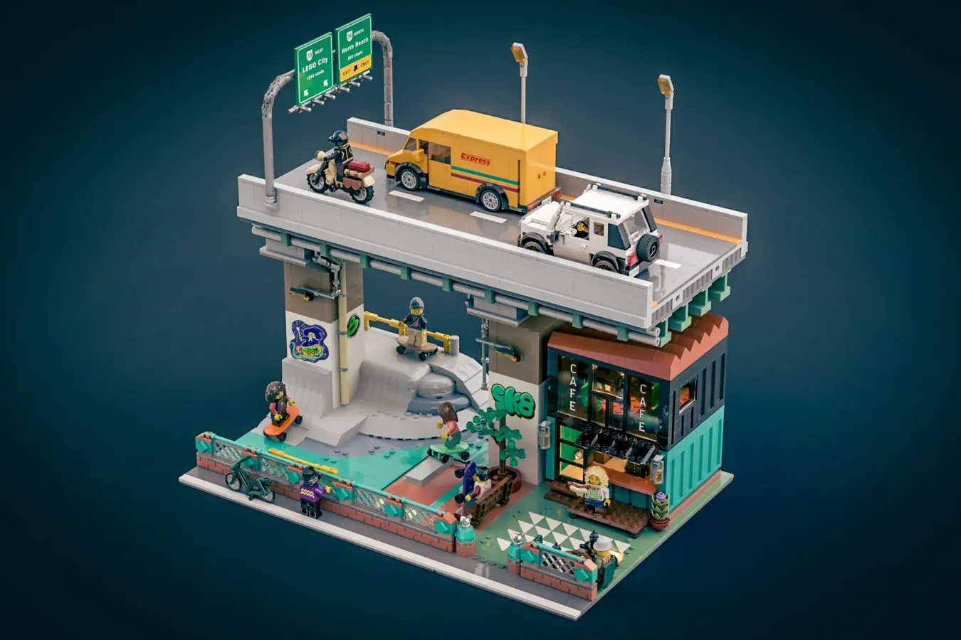 lego ideas overpass park
