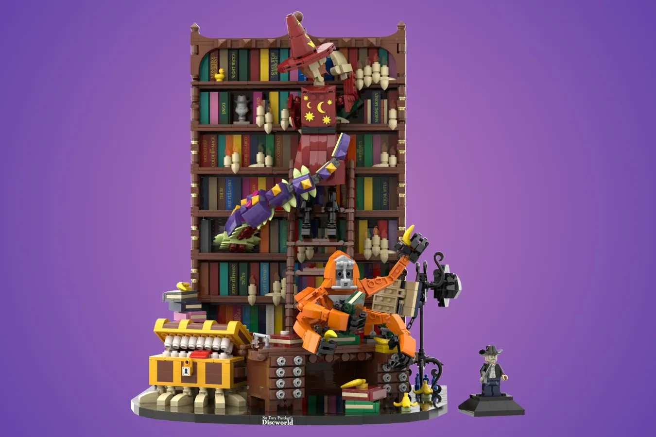 lego ideas the discworld unseen university libary