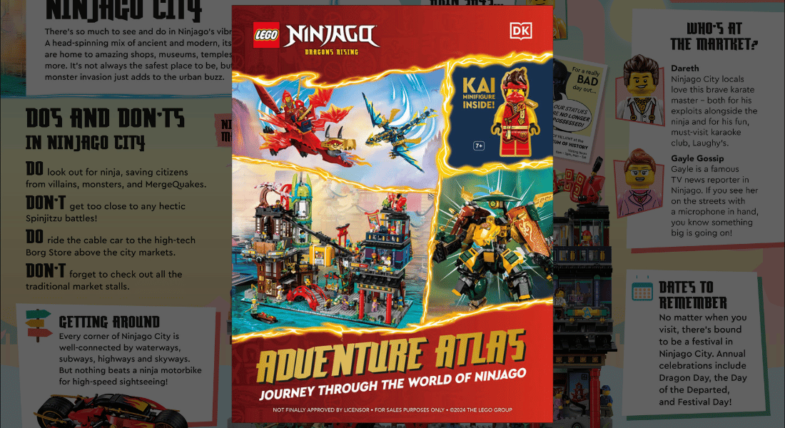 LEGO NINJAGO Adventure Atlas – verschijnt in de zomer van 2025