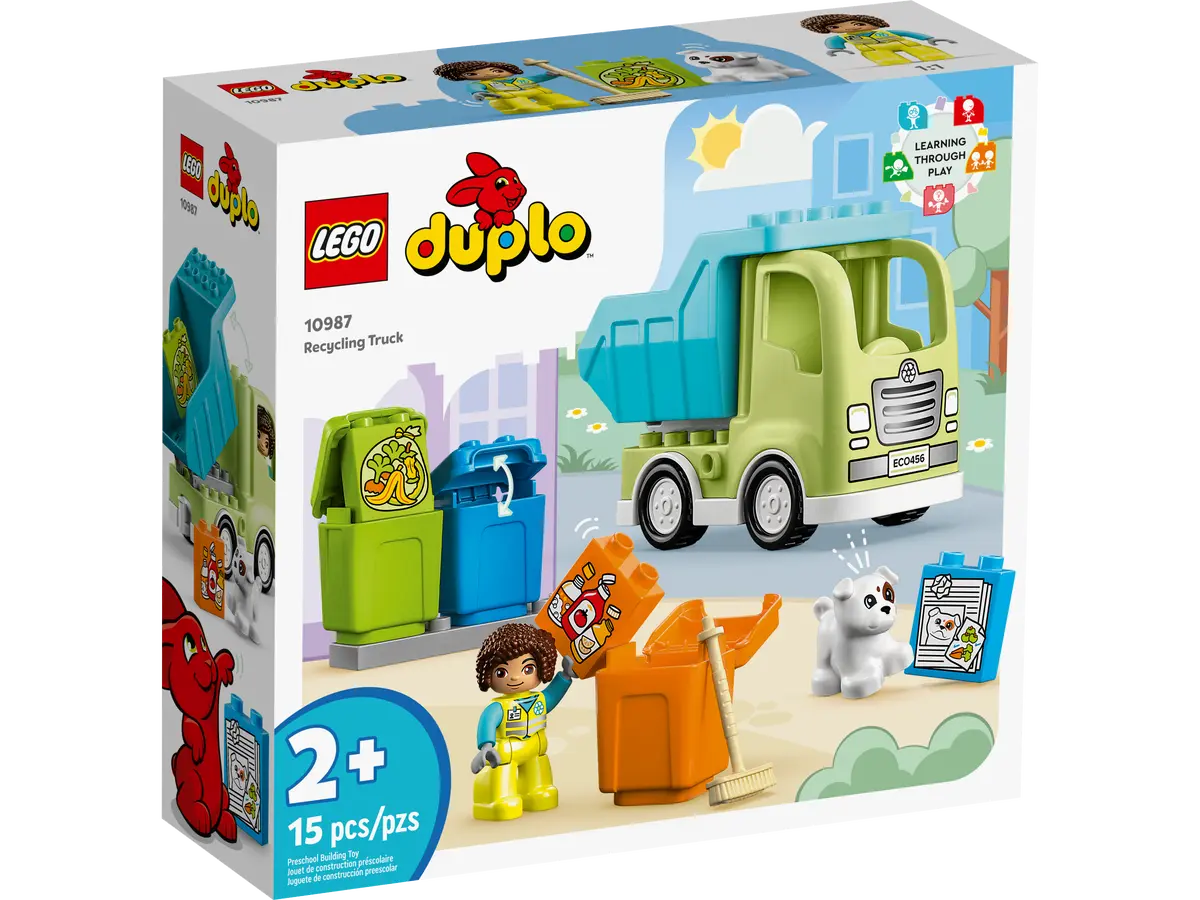 lego duplo 10987 recycling truck