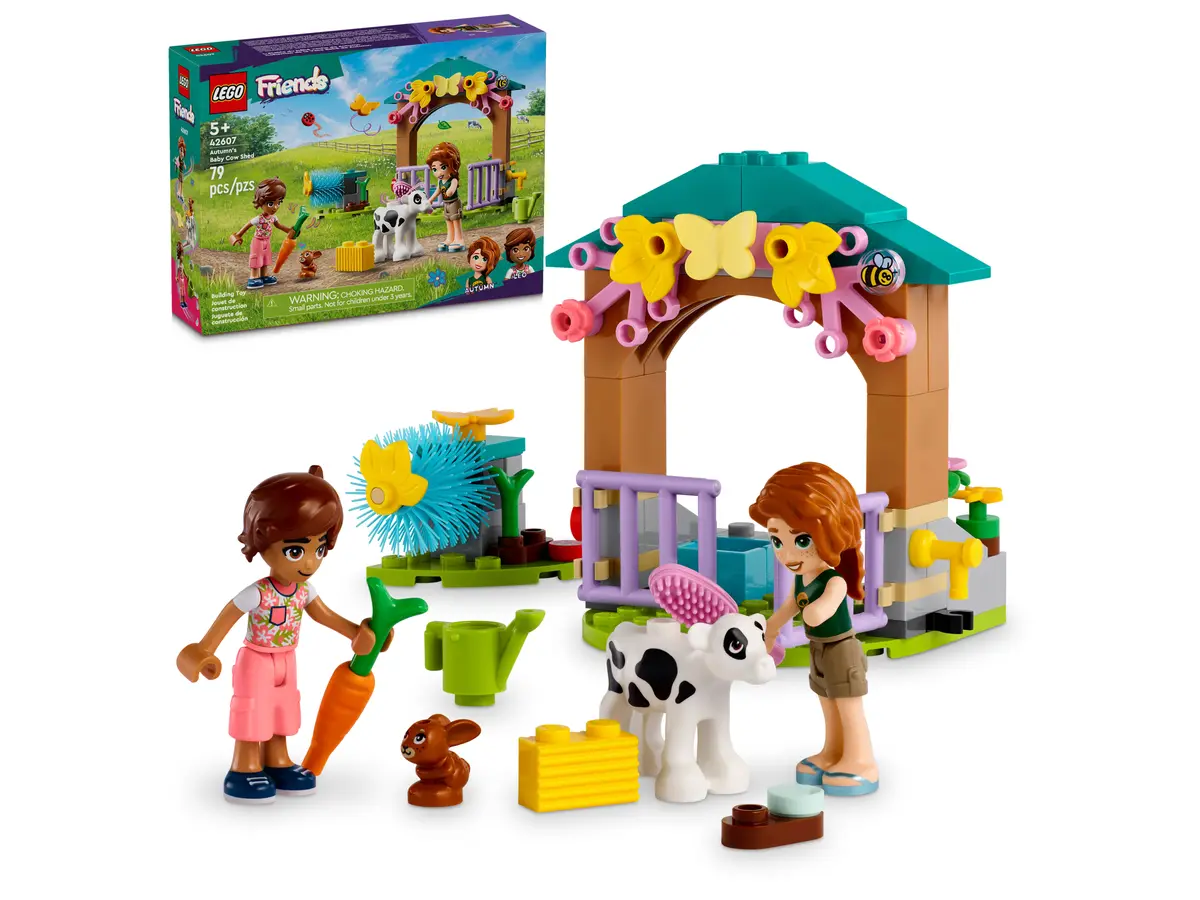 lego friends 42607 autumn's baby cow shed