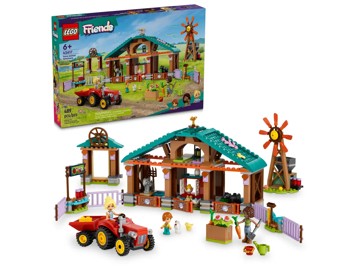 lego friends 42617 farm animal sanctuary