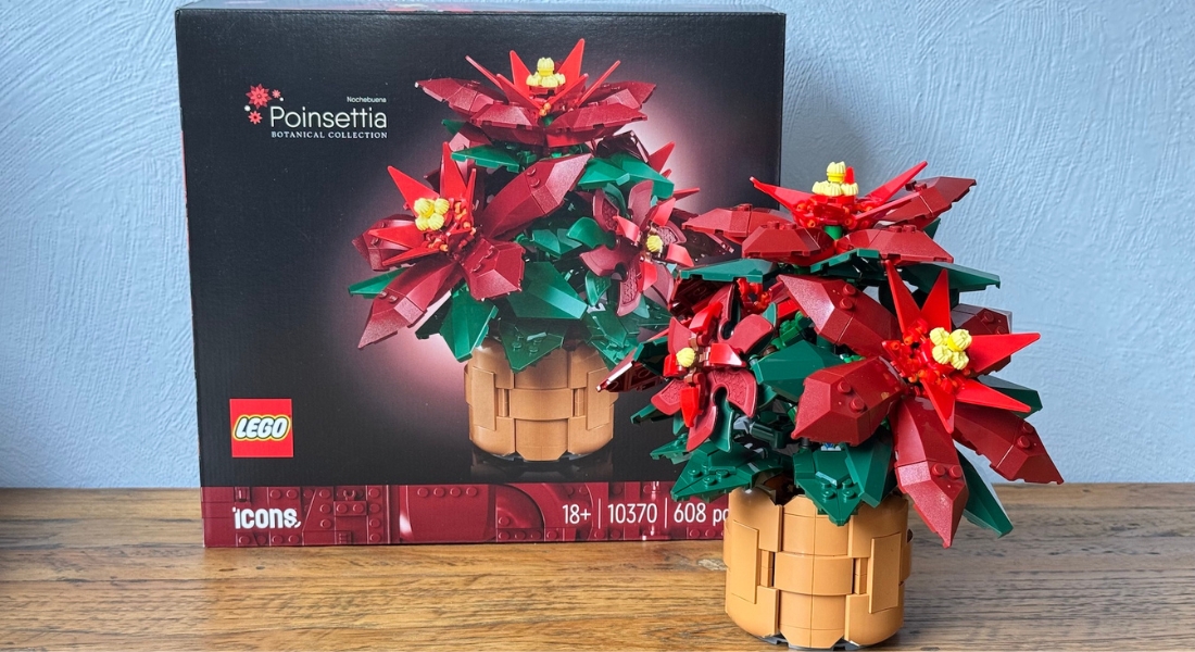 [Review] LEGO Icons 10370 Poinsettia – de ster van deze Kerst
