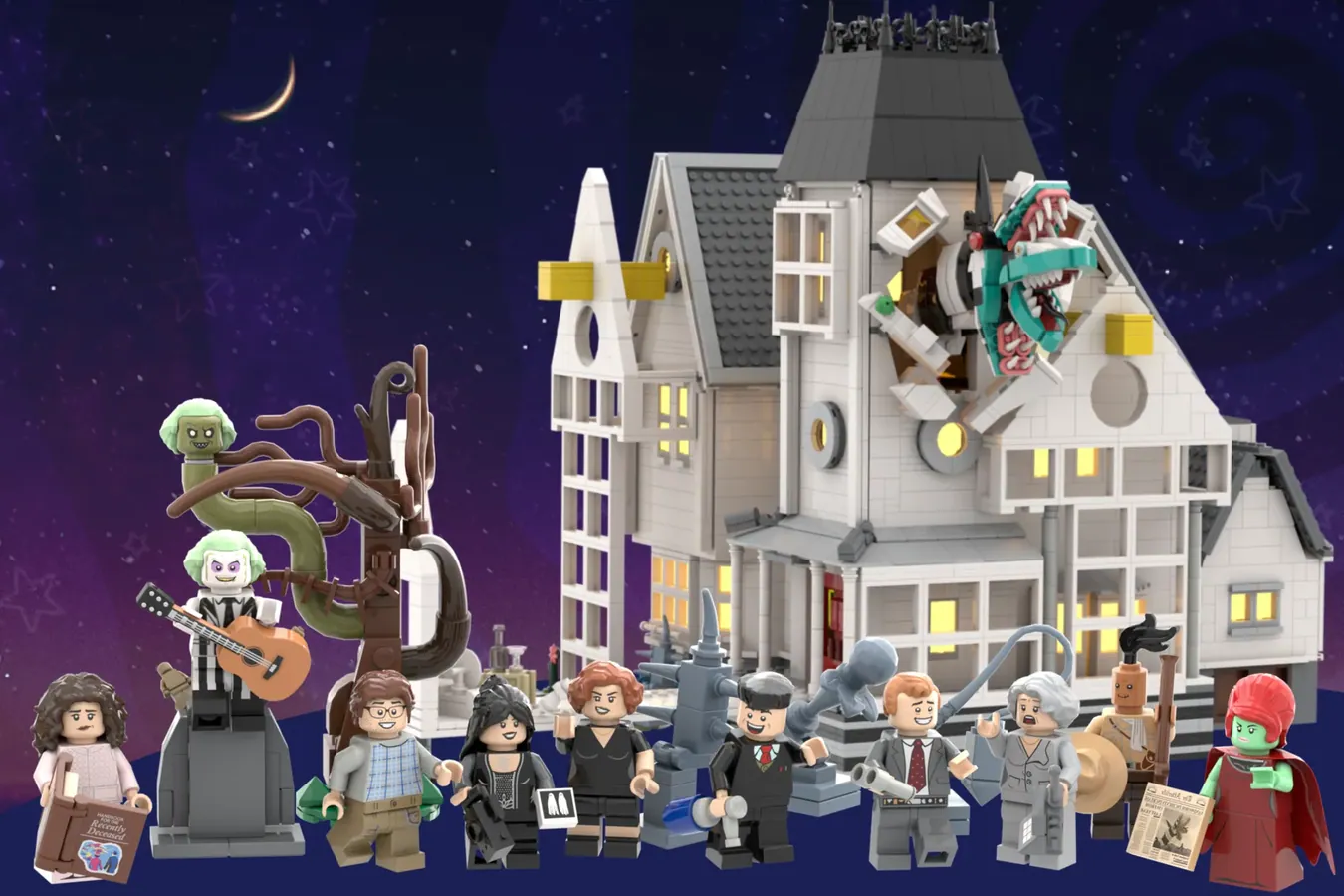 lego ideas beetlejuice ghost house