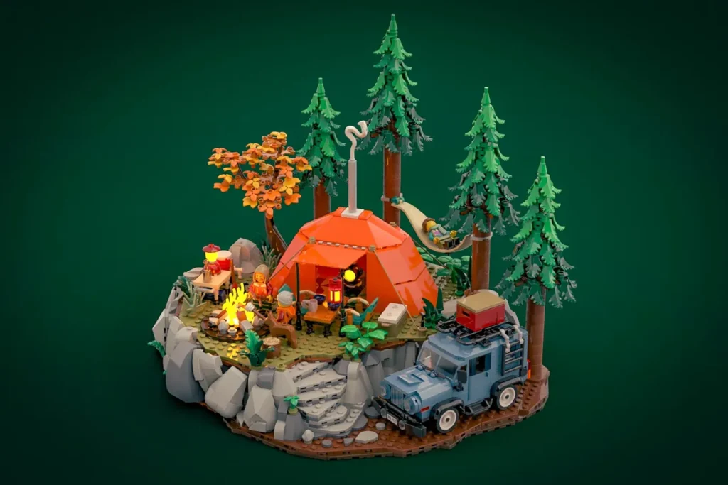 lego ideas camping trip