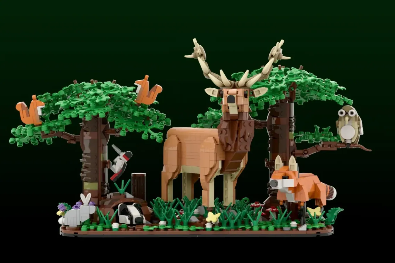 lego ideas woodland wildlife