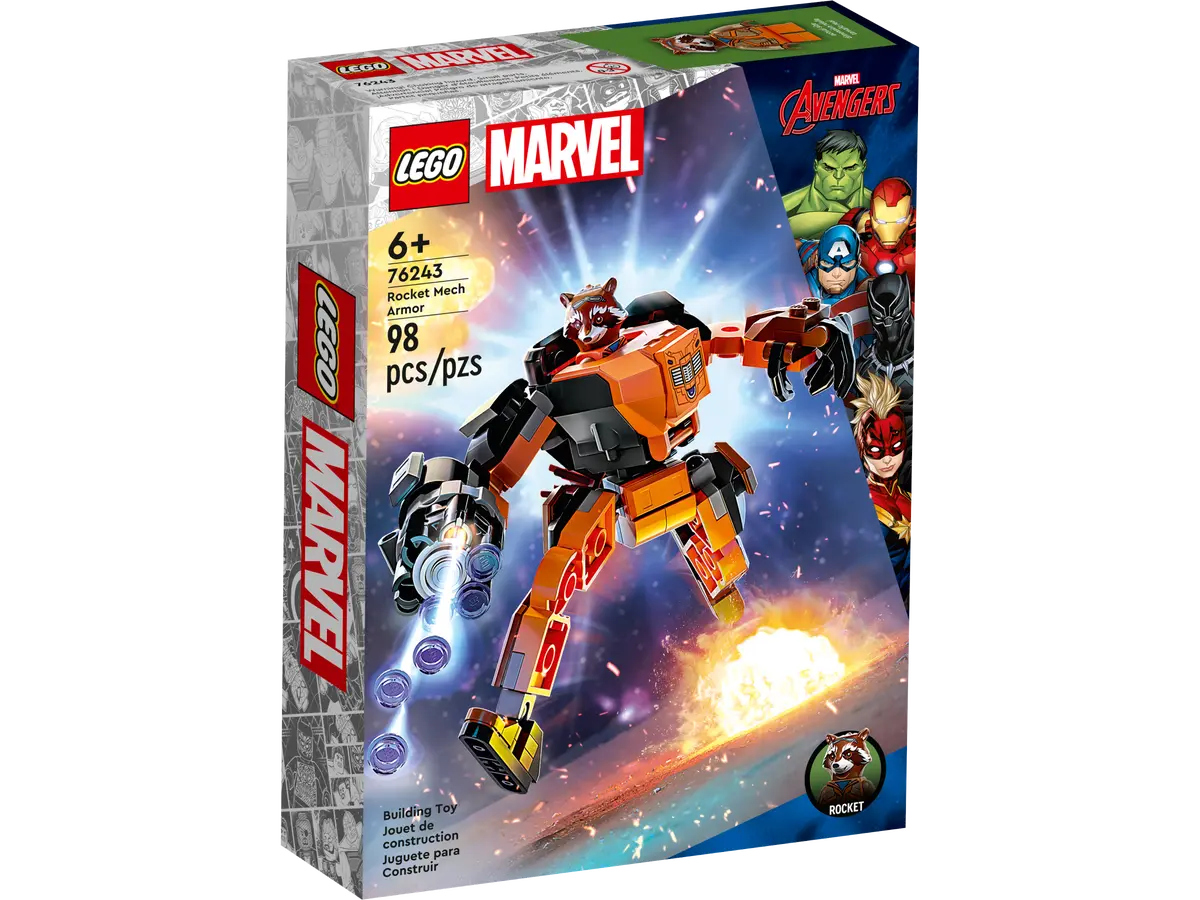 lego marvel 76243 rocket mech armor