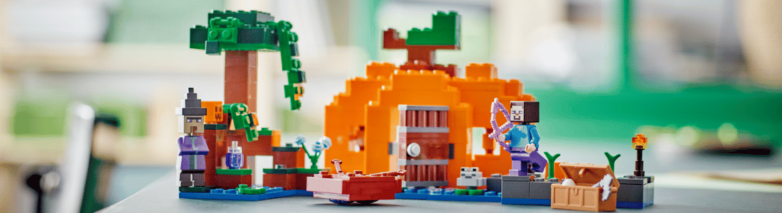 lego minecraft the pumpkin farm