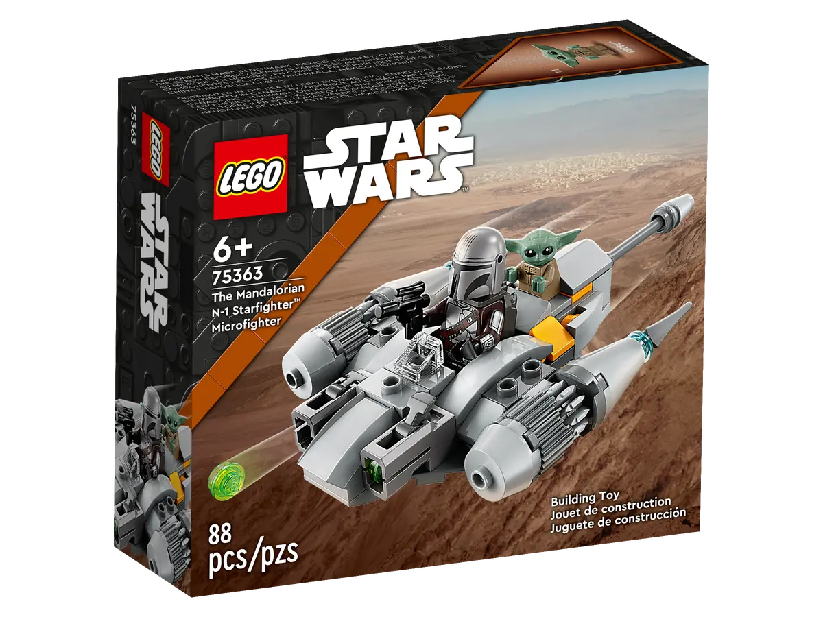lego star wars 75363 the mandalorain n 1 starfighter microfighter