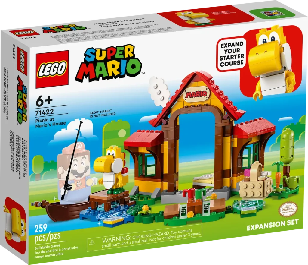 lego super mario 71422 picnic at mario's house