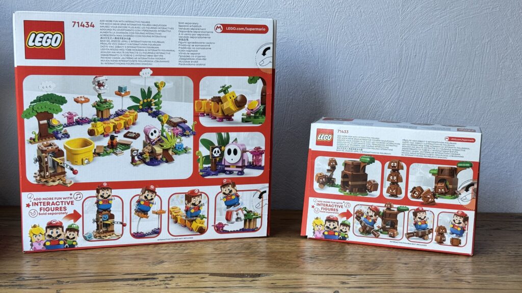 lego super mario 71433 & 71434 achterkant