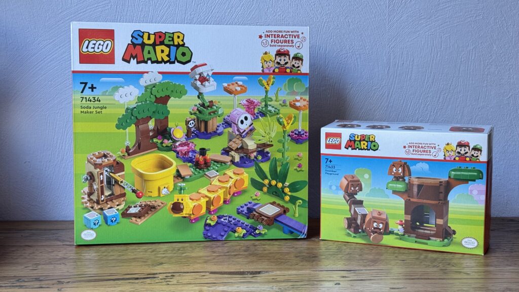 lego super mario 71433 & 71434 voorkant