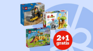 2+1 gratis op lego sets