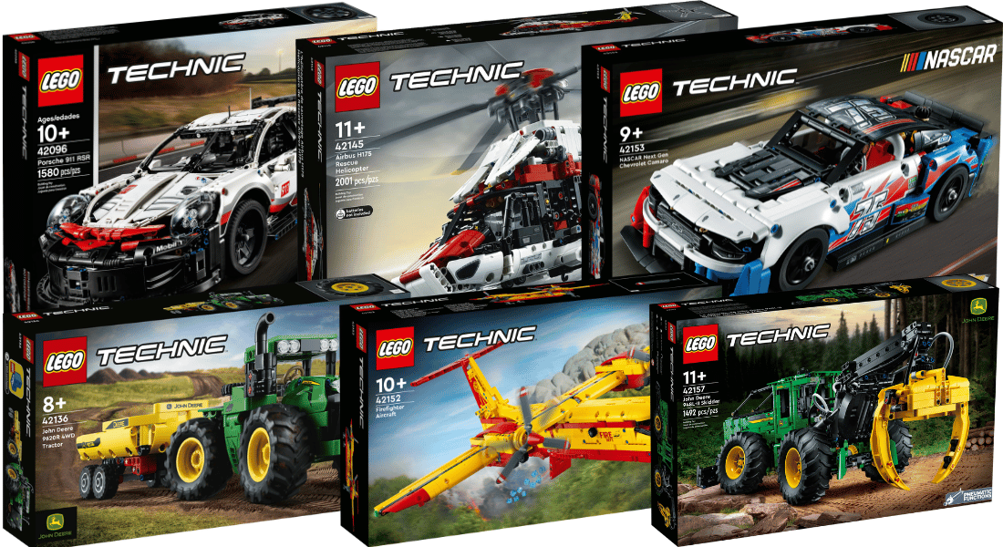 Deze 14 LEGO Technic sets gaan in 2024 uit de handel