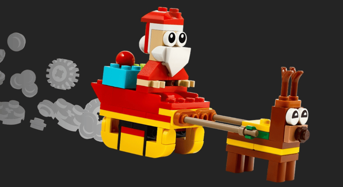 lego black friday gratis lego 30670 santa's sleigh ride