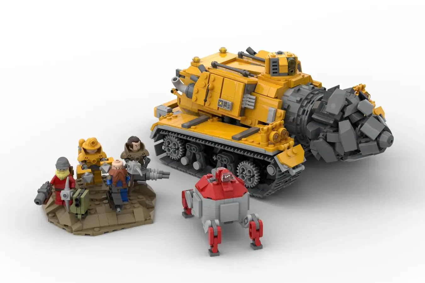 lego ideas deep rock galactic drilldozer