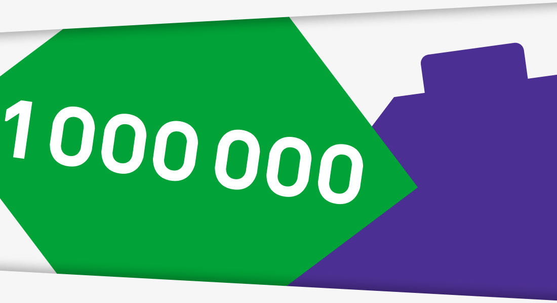 lego loting van 1.000.000 punten