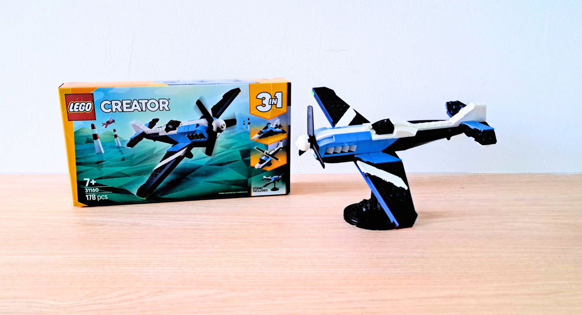 [Review] LEGO Creator 31160 Aircraft: Race Plane – haal de vliegenier naar boven