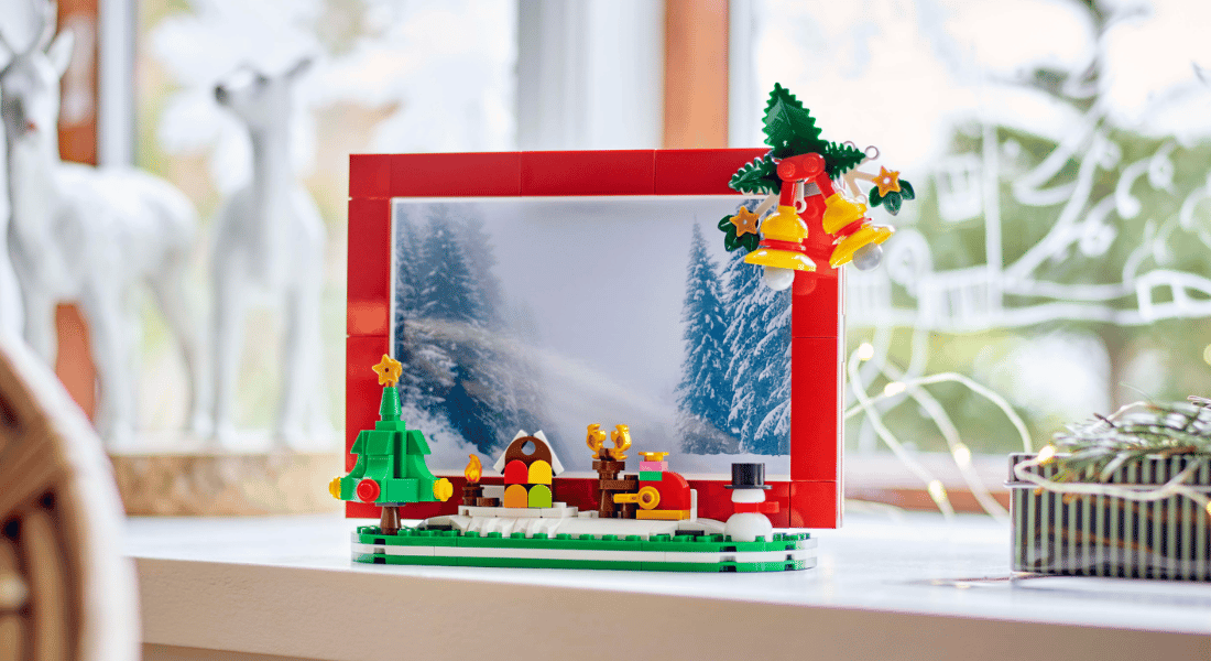 Gratis LEGO 40702 Christmas Picture Frame tijdelijk verkrijgbaar als cadeau bij aankoop