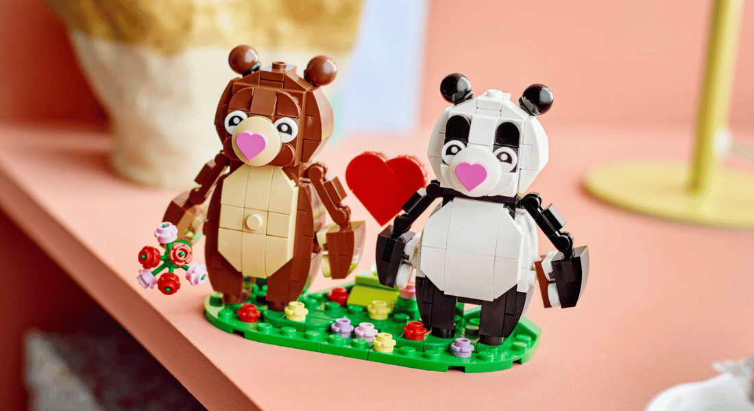 Verklaar de liefde met de nieuwe LEGO 40821 Love Bears
