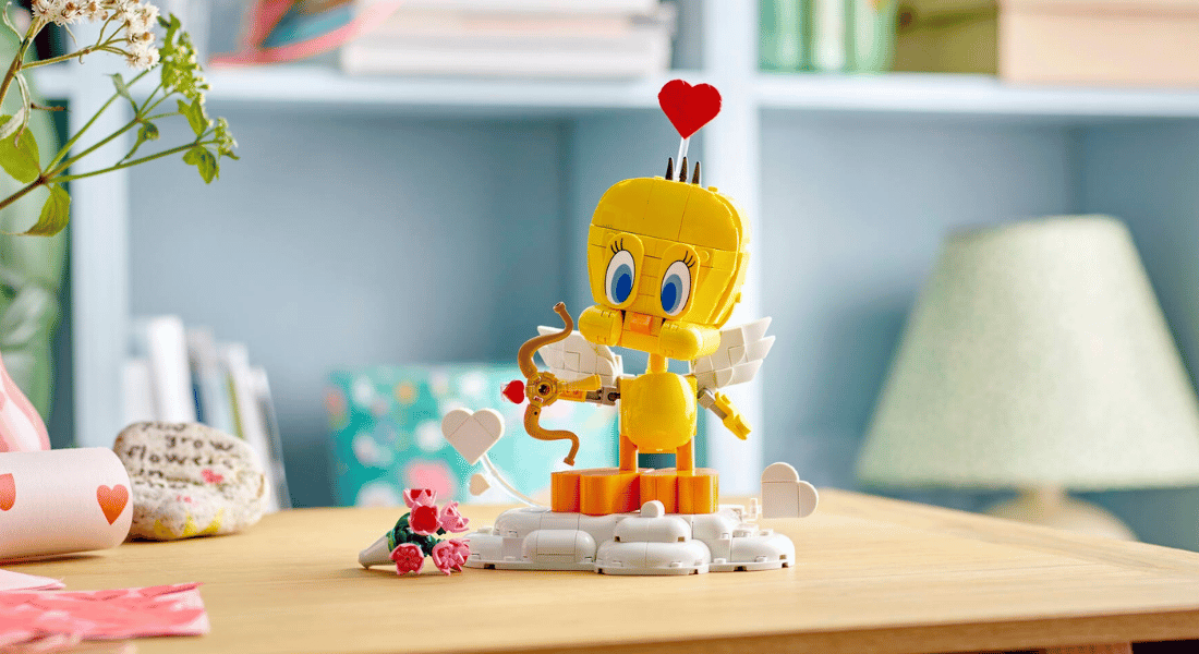 LEGO 40824 Sweetheart Tweety Bird – Tweety als Cupido voor Valentijnsdag