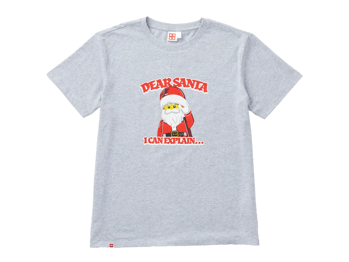 lego 5009125 dear santa t shirt volwassenen
