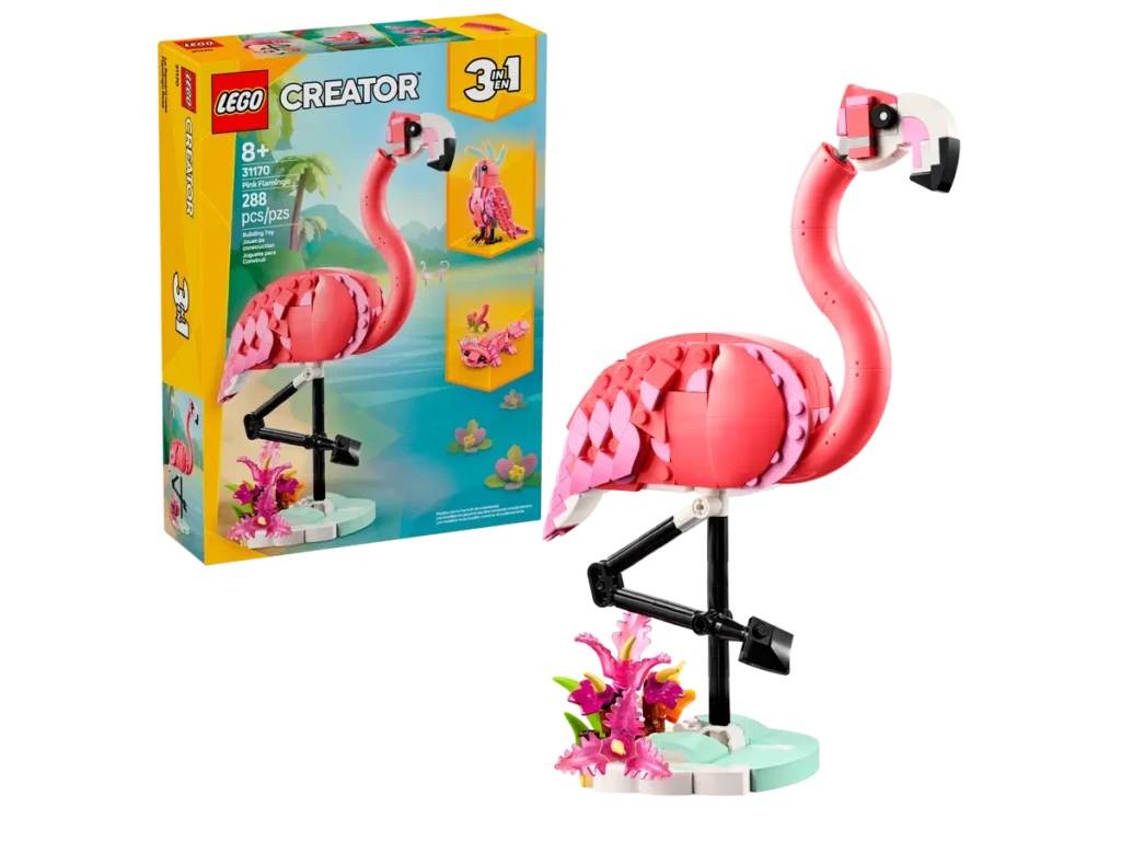 lego creator 31170 wild animals pink flamingo (1)