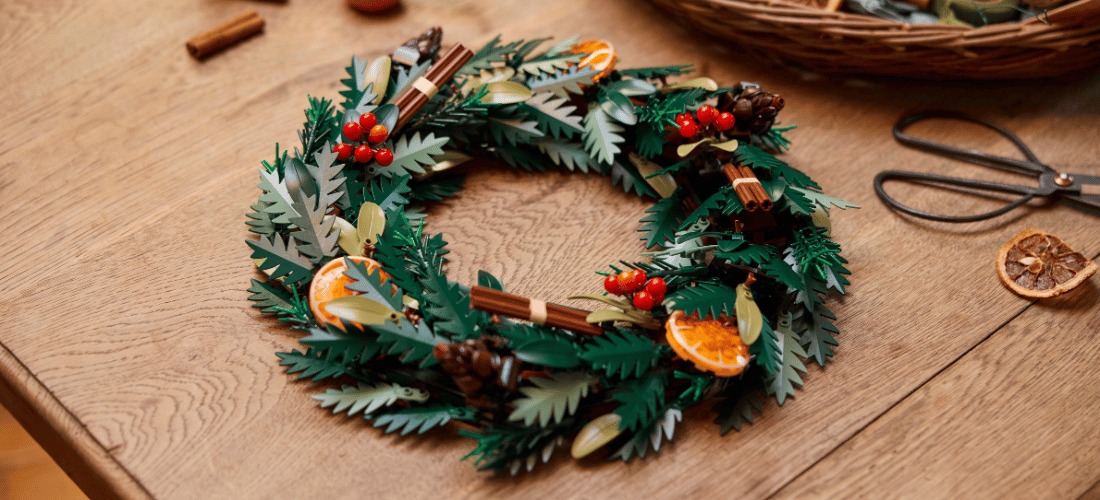 lego icons 10340 wreath