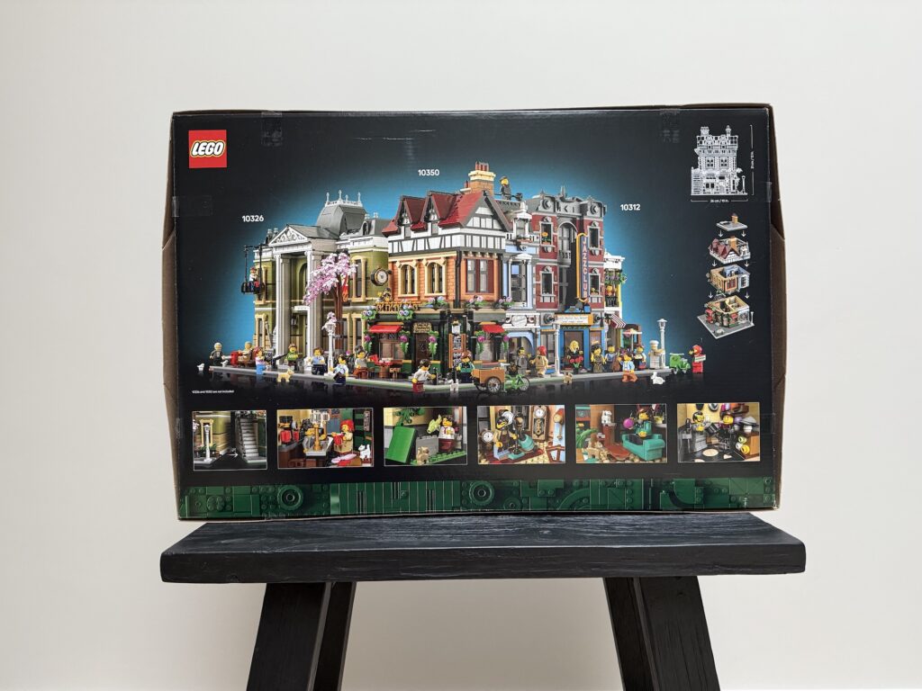 lego icons 10350 tudor corner box back
