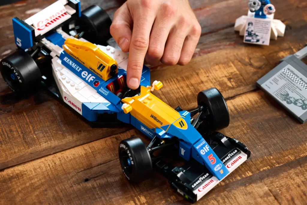 lego icons 10353 williams racing fw14b & nigel mansel (2)