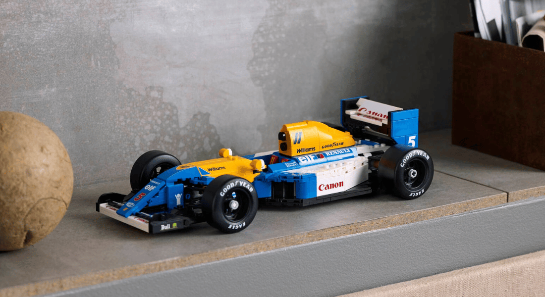 LEGO Icons 10353 Williams Racing FW14B & Nigel Mansel vanaf maart verkrijgbaar