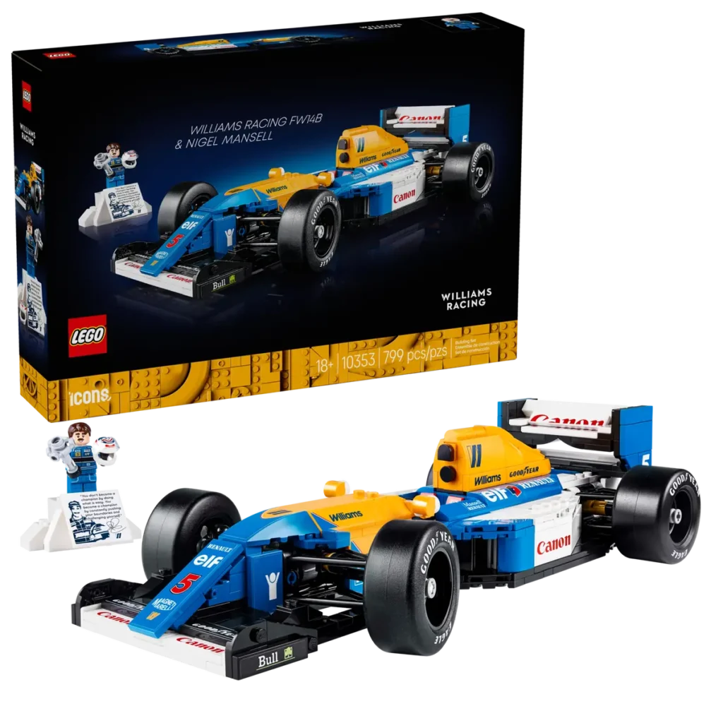 lego icons 10353 williams racing fw14b & nigel mansell (1)