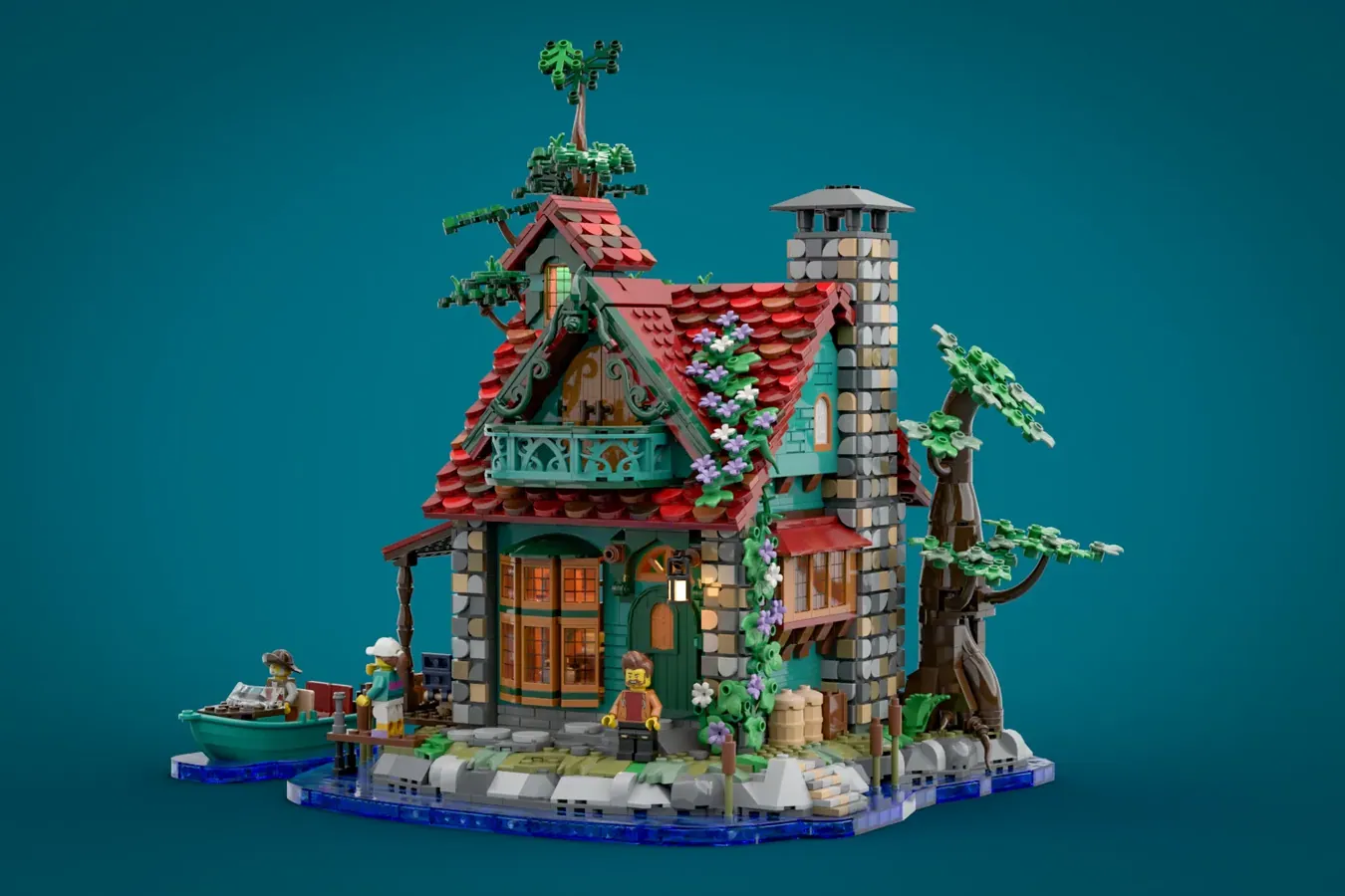 lego ideas lake house