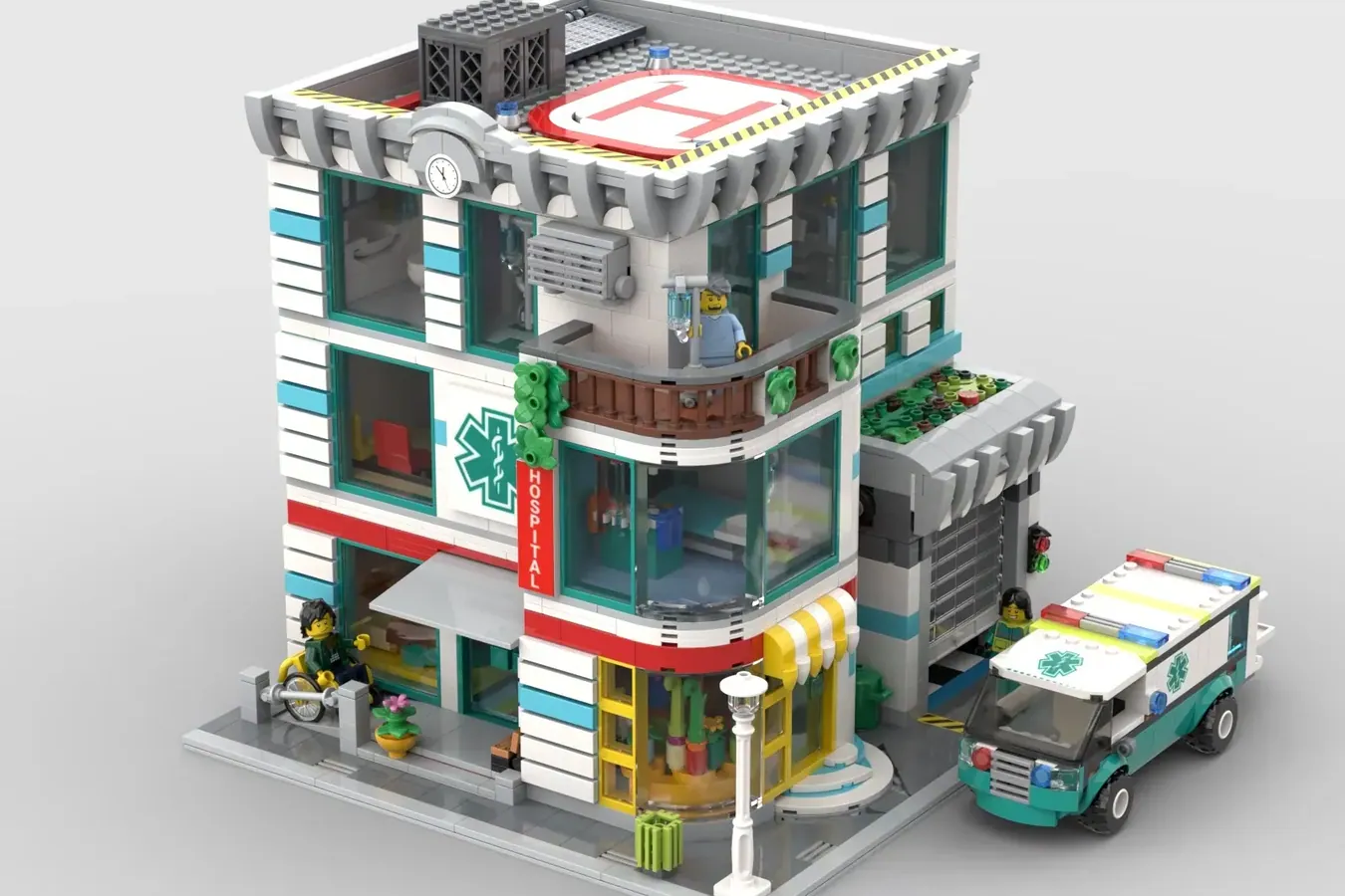 lego ideas modular hospital