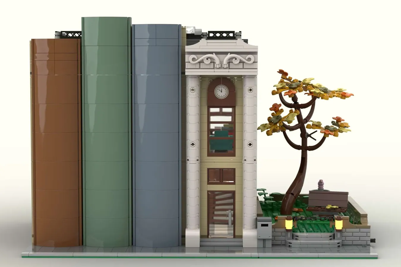 lego ideas modular library and park
