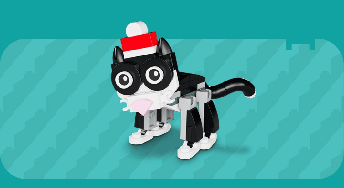 LEGO Pick-a-Brick Festive Cats beschikbaar + gratis instructies