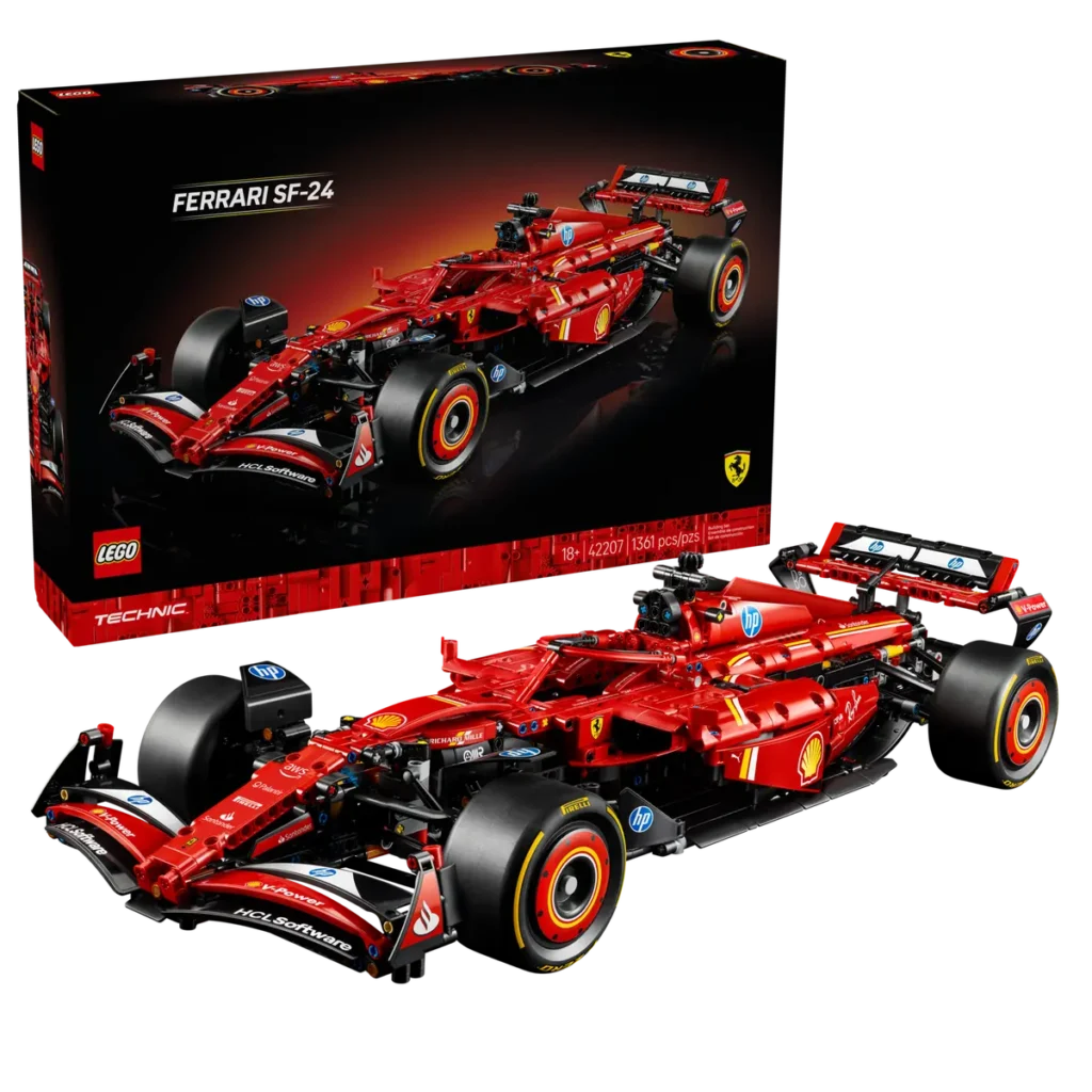 lego technic 42207 ferrari sf 24 f1 car (1)